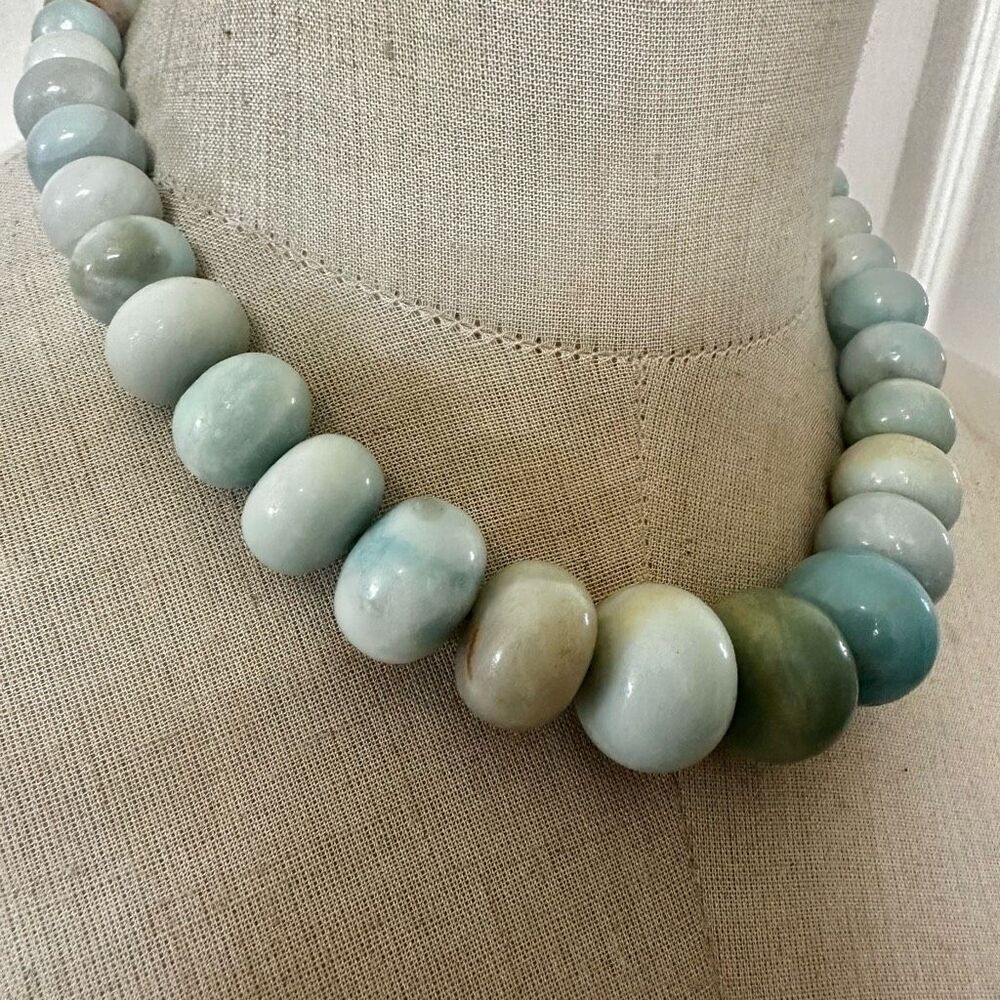Jay King Chunky Amazonite Statement Necklace In S… - image 2